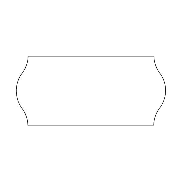 Etiketten für METO Handauszeichner, 26x12mm, Weiss