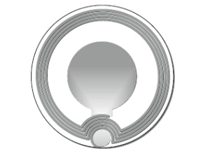 RF Etiketten 2933 XP Performance Transparent 33m Rund / Rolle 2.000 Stk.