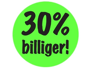 Etiketten 26mm rund leuchtgrün 30% billiger / 6 Rollen á 700 Etiketten