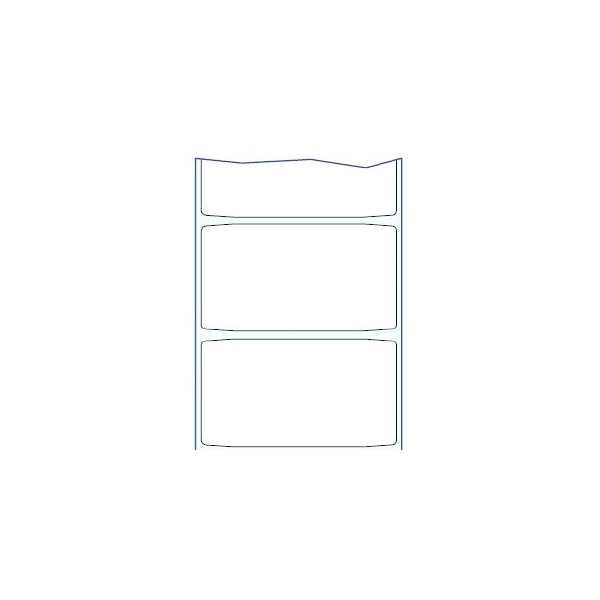 Thermotransfer – Etiketten TLE 40x55 mm Kern 40mm, Außen 280mm permanent haftend