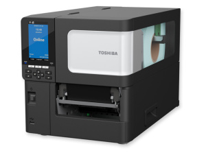 TOSHIBA BX410T Industrie - Etikettendrucker 300DPI, optional: Farbband-Spartechnologie