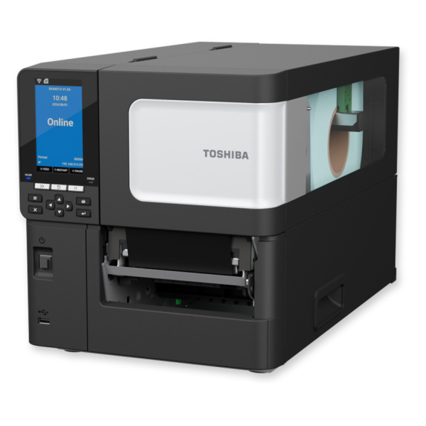 TOSHIBA BX410T Industrie - Etikettendrucker 300DPI, optional: Farbband-Spartechnologie