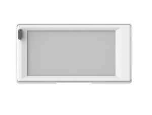 VUSION 2.6 Zoll, e-Ink Etikett, weiss BWRY