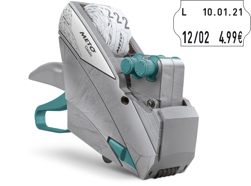 Meto Classic L 2332, Preisauszeichner, u.a. Eierauszeichner